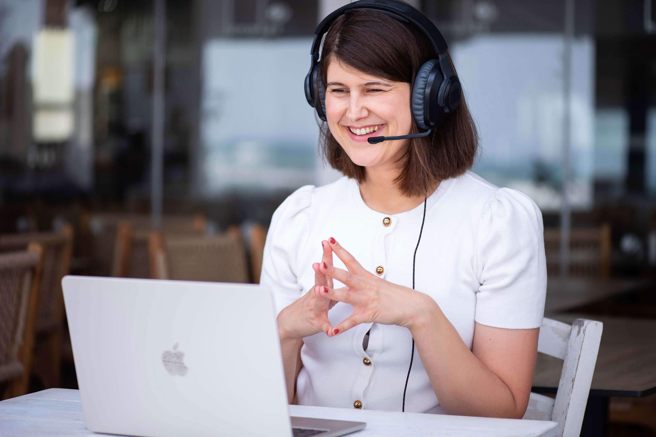 Camille Tomat en coaching en direct