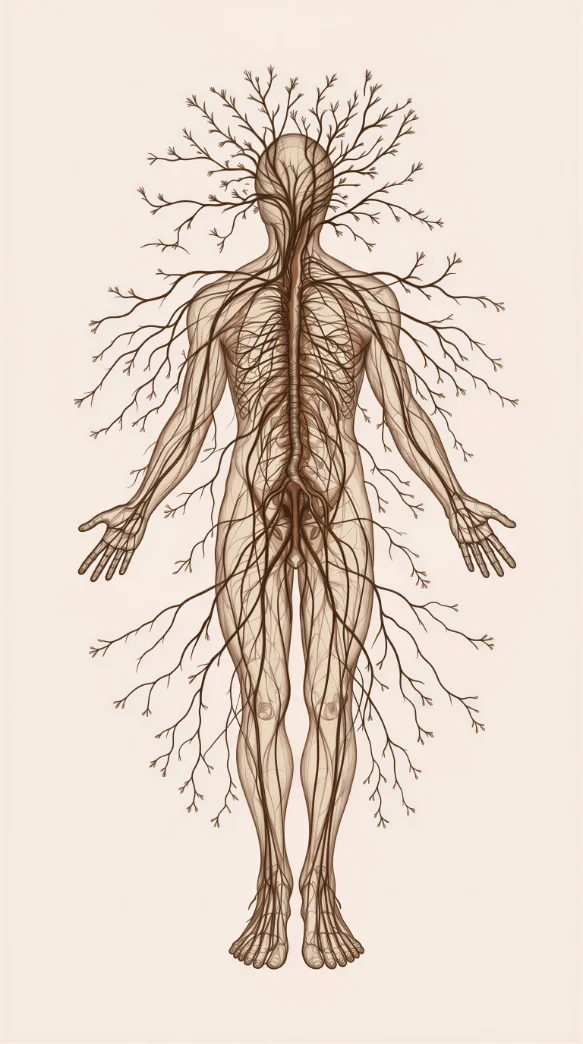 Illustration du système nerveux